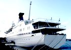 icebreaking ship, converted into a hotel