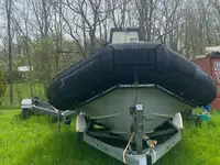 1988 22? x 10’10” Zodiac Hurricane MK7 w/Tandem Trailer