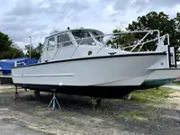 Hike Aluminum Crew/Dive/Work Boat w/ Built-in Commercial Diving System